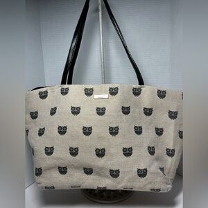 Kate Spade New York 'Wise Owl' Coal Tote